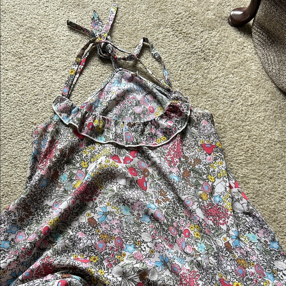 Umgee Floral Mini Dress - Multicolor